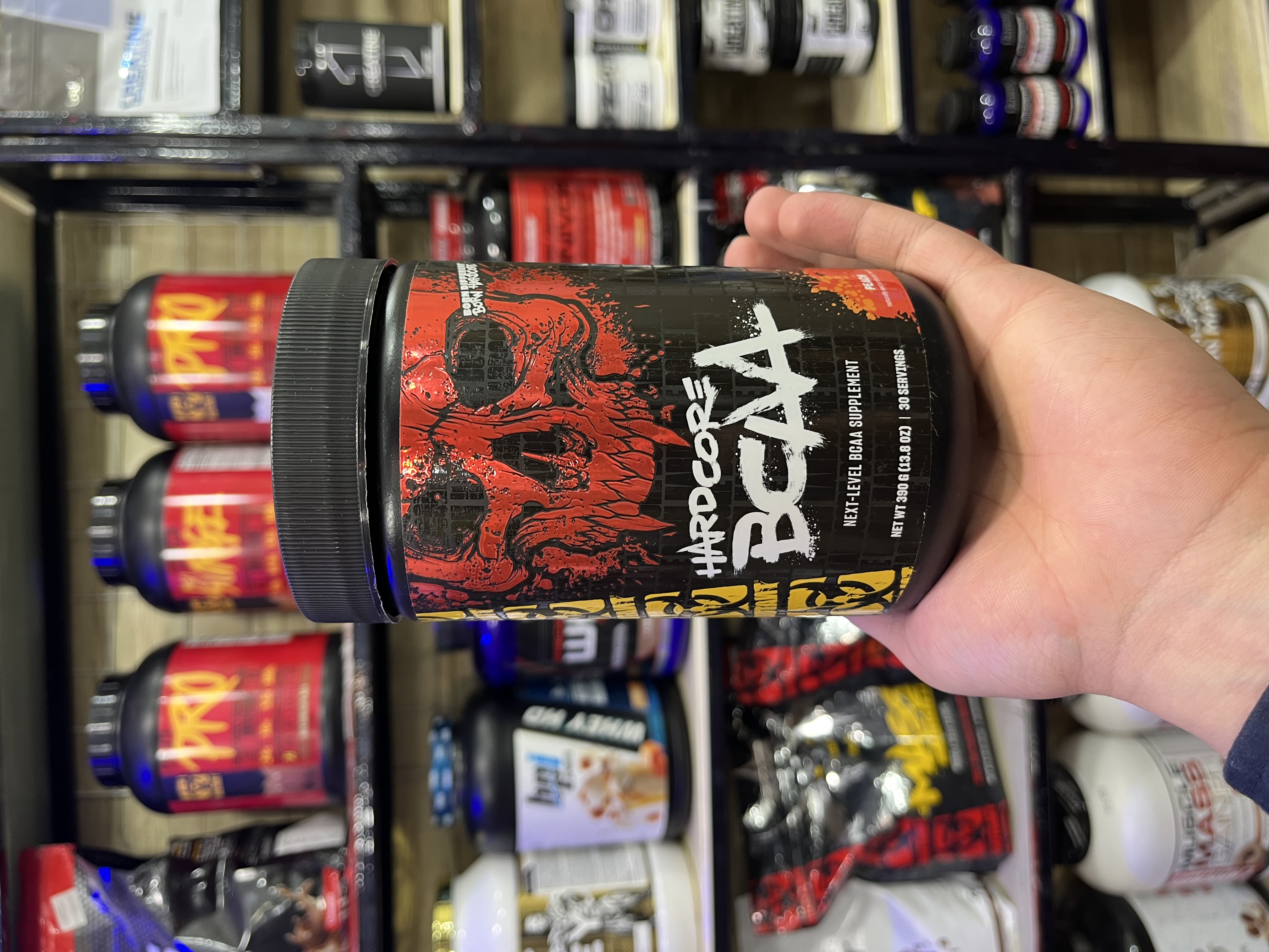 بی سی ای موتانت هاردکور BCAA طرح جدید طعم دار ۳۹۰‌ گرم اورجینال ضمانت اصالت محصول.